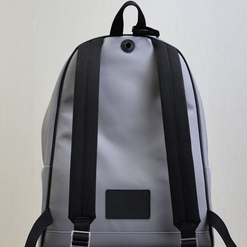Neutral Gray Large Capacity Canvas Backpack
