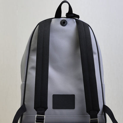 Neutral Gray Large Capacity Canvas Backpack