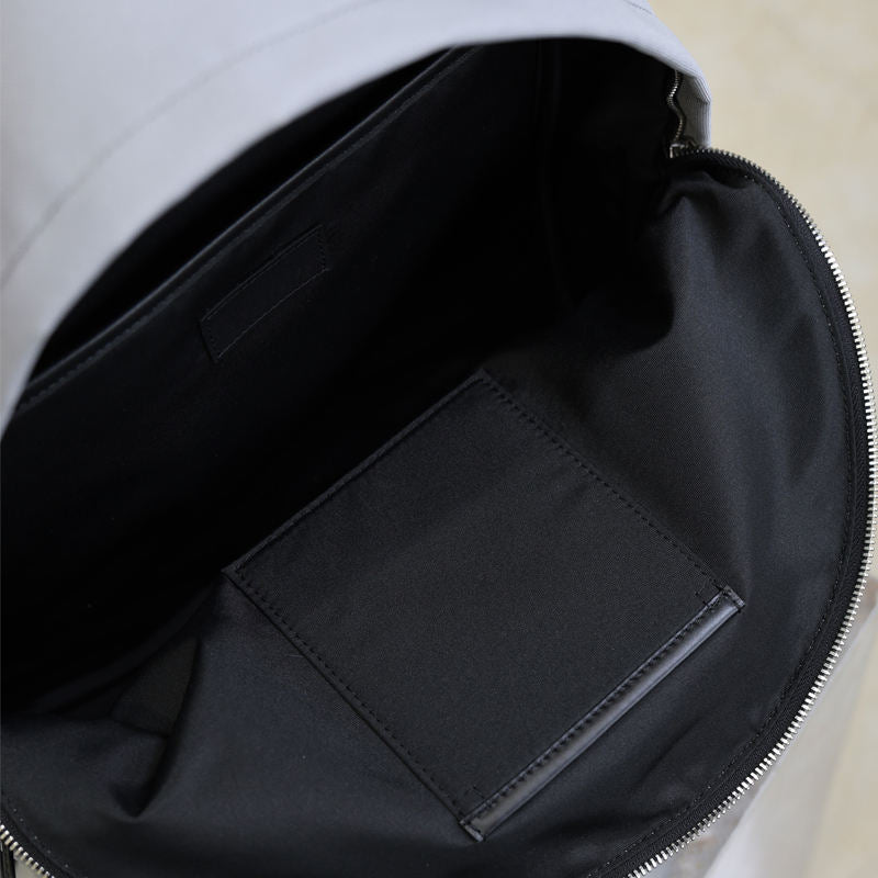 Neutral Gray Large Capacity Canvas Backpack